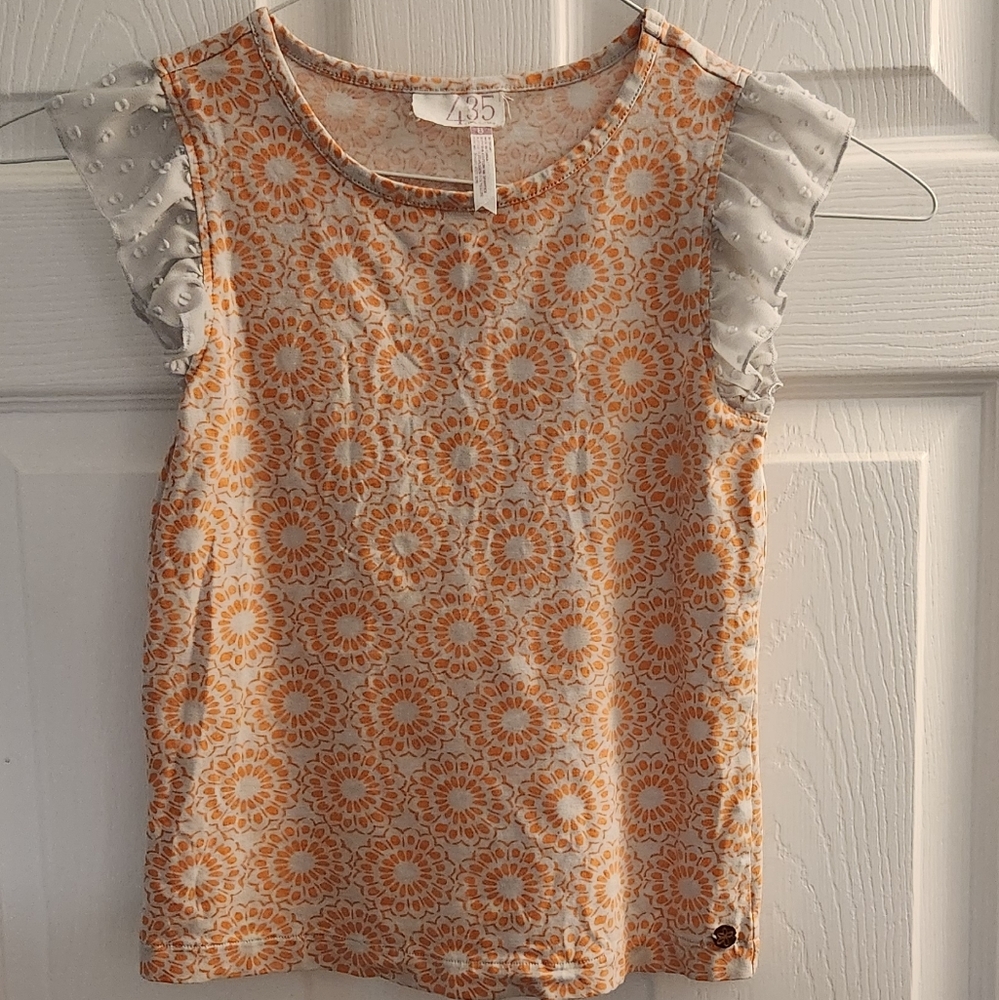 Matilda Jane Orange Floral Kids Blouse